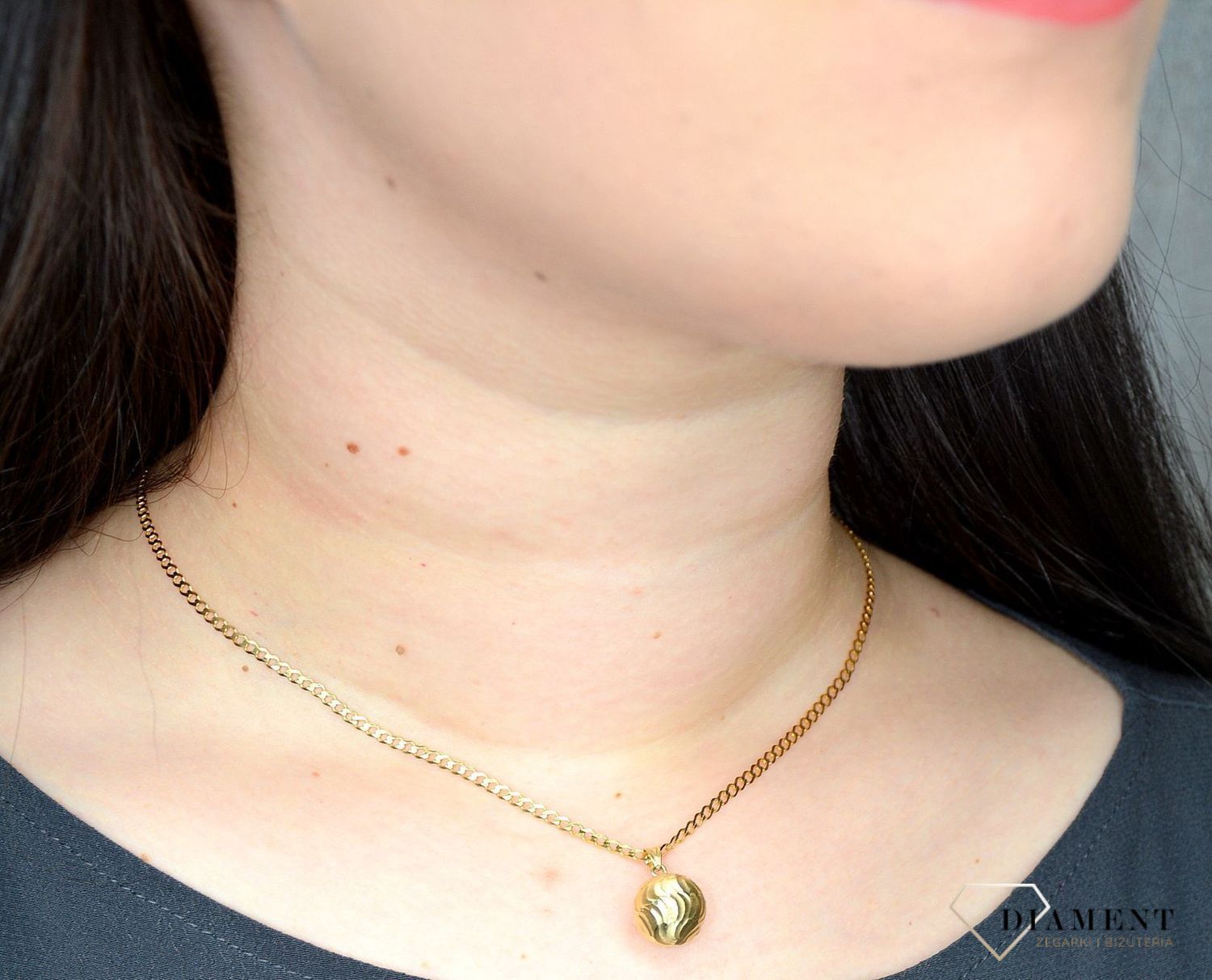 Złoty łańcuszek 585 pancerka 2,5 mm DIA-LAN-3128-585 2,5mm (1).jpg